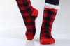 Red Plaided Socks