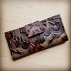 Leather Wallet in Brown Laredo w/ Snap