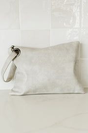 ALEXA OVERSIZED CLUTCH WITH WRISTLET