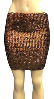 WOMEN'S SEQUIN MINI SKIRT