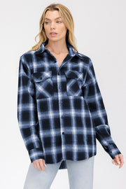 FULL PLAID CHECKERED FLANNEL LONG SLEEVE