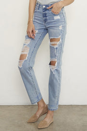Ripped Boyfriend Jeans