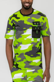 Weiv Full Camo Short Sleeve TShirt