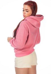 Soft Fleece Pullover Drawstring Hoodie