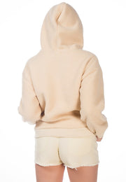 Soft Fleece Pullover Drawstring Hoodie