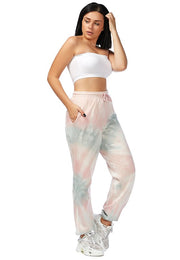 Tie-Dye Coral Joggers