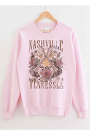 NASHVILLE TENNESSEE GRAPHIC SWEATSHIRT PLUS SIZE