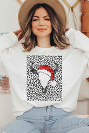 CATTLE CHRISTMAS GRAPHIC SWEATSHIRT