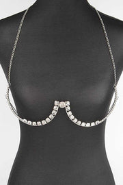 Oversize Rhinestone Iconic Bra Chain