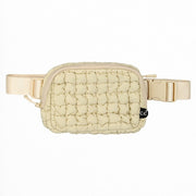 CC Quilted Puffer Belt Fanny Bag - Authentic C.C