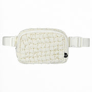 CC Quilted Puffer Belt Fanny Bag - Authentic C.C