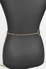Hallow Heart Link Chain Belt