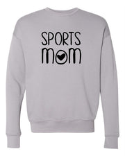 Sports Mom Heart Premium Bella Canvas Sweatshirt