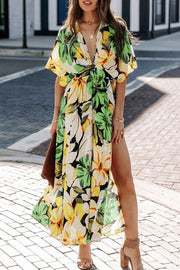 Floral midi dress