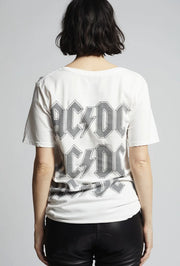 AC/DC Bolt Vintage Boyfriend Tee