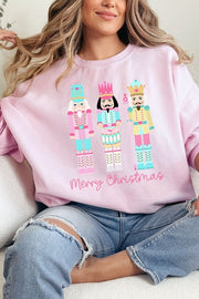 Christmas Nutcracker Graphic Fleece Sweatshirts