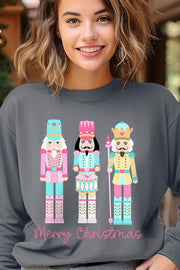 Christmas Nutcracker Graphic Fleece Sweatshirts