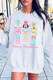 Christmas Nutcracker Graphic Fleece Sweatshirts