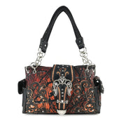 Rhinestone Buckle Branch Camouflage Women's Handbag Purse