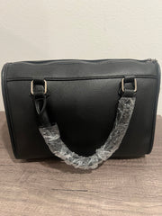 Ed Hardy Black Embellished Skull & Rose Satchel Bag w/ Strap