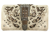 Western Women's Cowgirl Shine Buckle Wallet