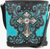 Rustic Western Cross Messenger Bag