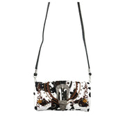 Leather Buckle Crossbody Wallet