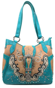 Western Rhinestone
Buckle Purse
