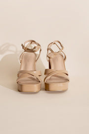 VALOR-1 CROSS ANKLE STRAP HEELS