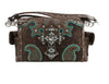 Cross Brown Turquoise
Western Women's
Handbag Purse