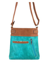 Cross Floral Embroidery Crossbody Purse
