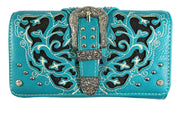 Western Women's Cowgirl Shine Buckle Wallet