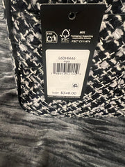 Black & White Tweed Chain Shoulder Bag by Karl Lagerfeld