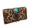Dolly Turquoise Concho Western Crossbody Wallet
