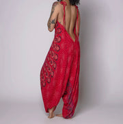 Boho Red Jumpsuit