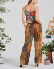 Mushroom patch straight pants