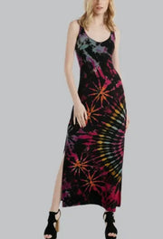 Tie dye long dress