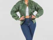 Pop Out Pocket Bomber Jackets