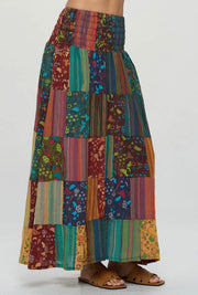 Smoked patchwork skirt/dress