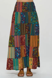 Smoked patchwork skirt/dress