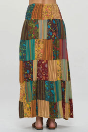 Smoked patchwork skirt/dress