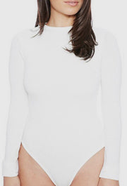 Women crew neck long sleeve bodysuit