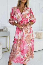 Jessica Chiffon Floral Maxi Dress