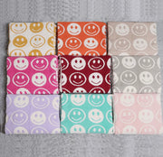 Happy Face Throw Blankets