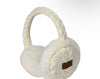 White Knitted Earmuffs