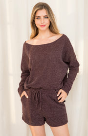 Dark Purple Lounge Set