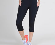 Black Capri Workout Leggings