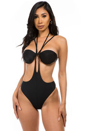 ONE-PIECE FASHIONABLE BATHING SUIT