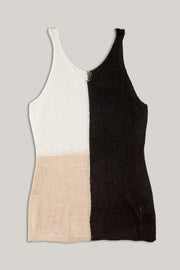 Color blocked cami top