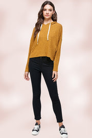 Hooded Hoodie Sweatshirt Top